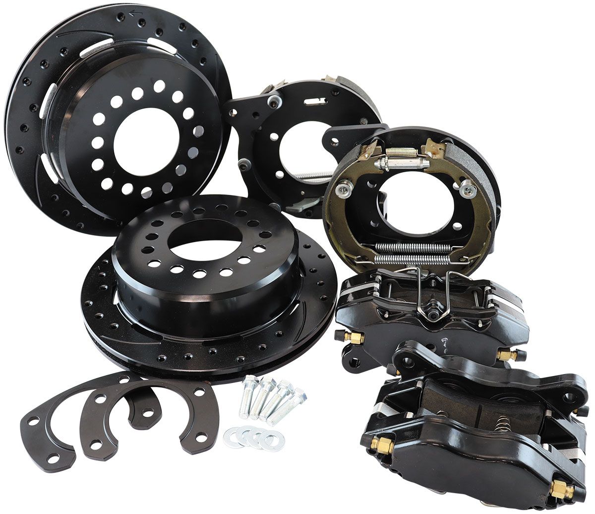 Aeroflow Ford 9" Rear Disc Brake Kit (Big Ford - New Style)